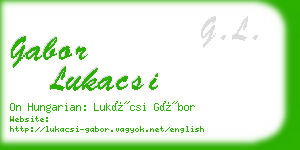 gabor lukacsi business card